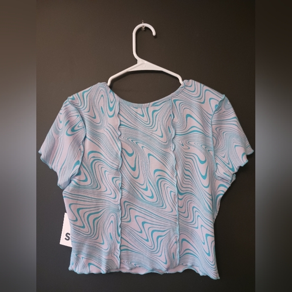 SO NEW WITH TAGS WOMEN'S XXXL PINK AND BLUE SHORT SLEEVE SUMMER TEE SHIRT🩷🩵 - Picture 4 of 4